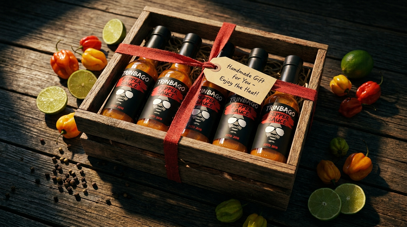 Trinbago Pepper Sauce 6-pack giveaway prize